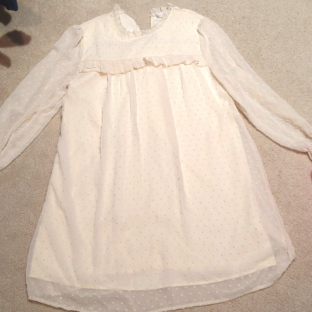 White Dot Dress